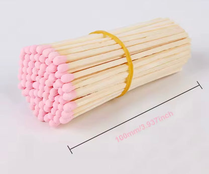 Luxury Long Coloured Matches Refill. 100mm/10cm/4 inches.