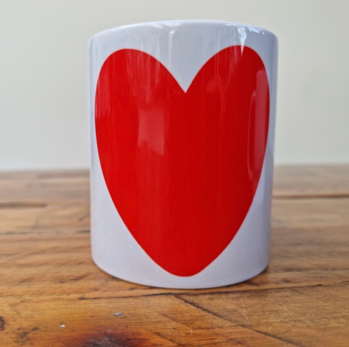 Personalised Set Of Love Heart Mugs. His and Hers. Custom mug. Gift for her. Gift for him. Wedding gift. Birthday gift